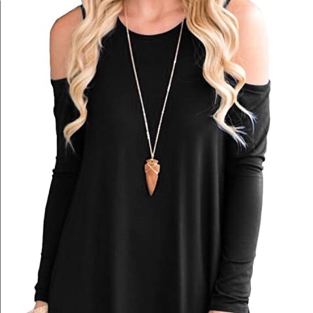 NWT Qicing Cold Shoulder Dress XL